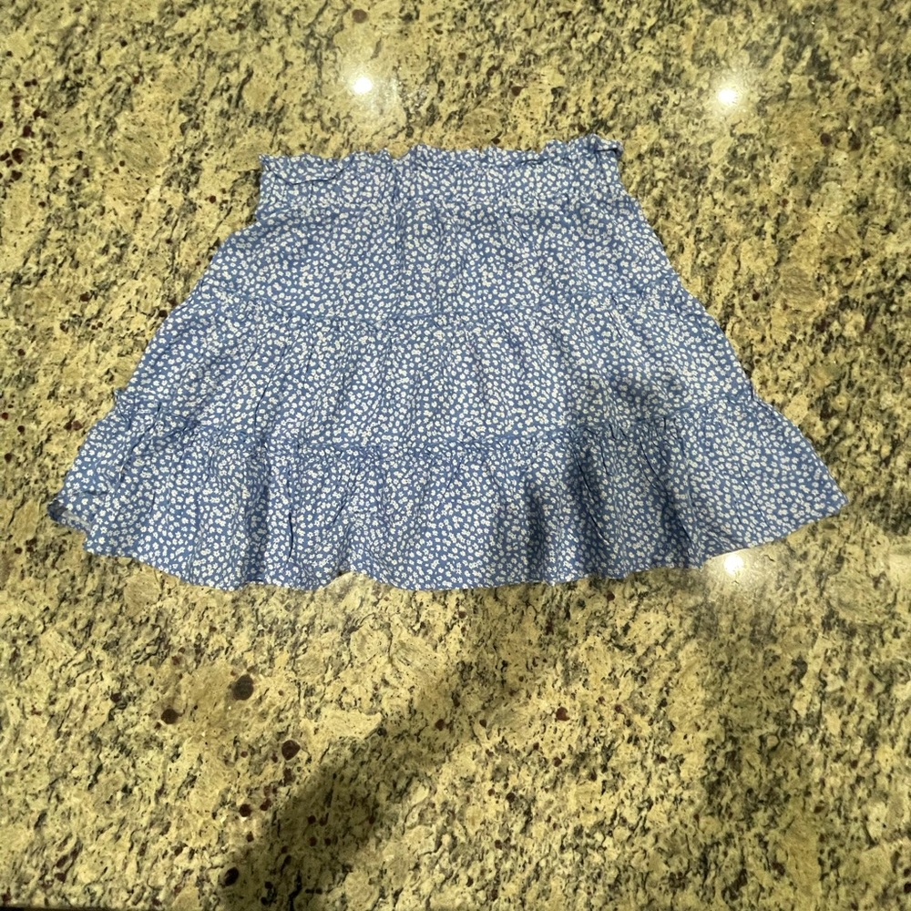 Ruffle spring skirt